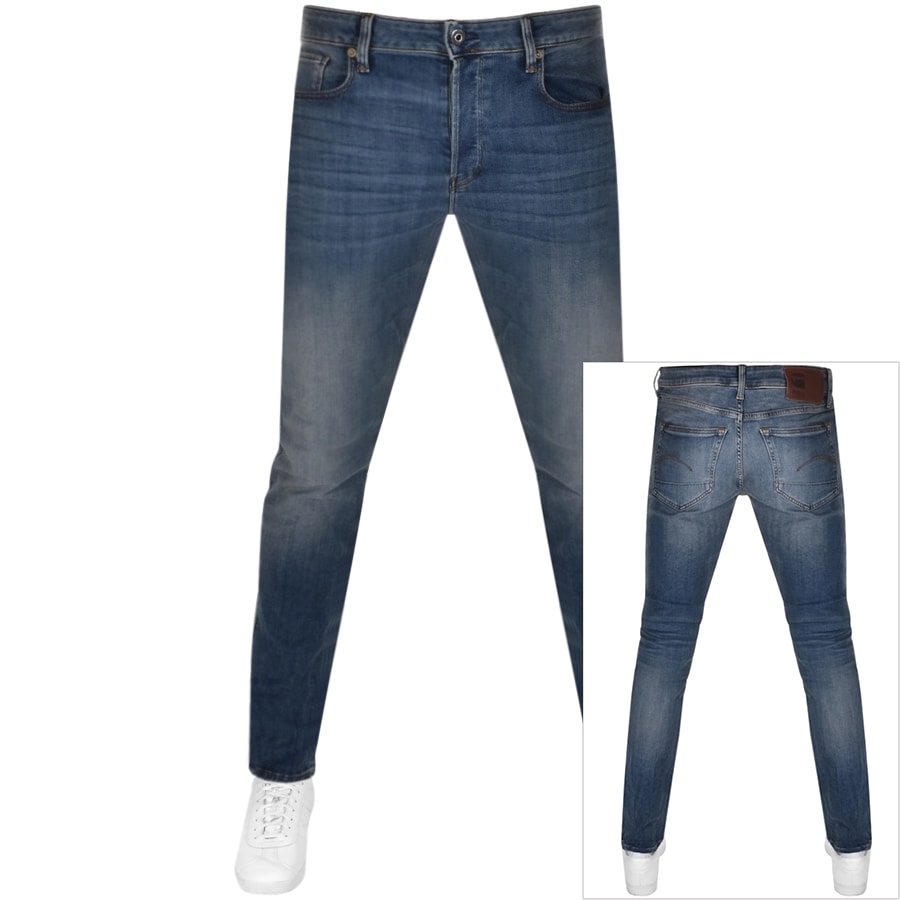 Alternative Image for ProductG Star Raw 3301 Slim Fit Jeans Blue1